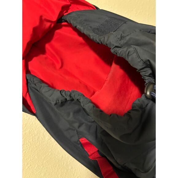 VINTAGE Abercrombie and Fitch A.F. Navy Blue Red Backpack - Picture 5 of 10